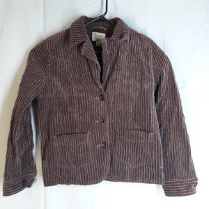 Cabelas corduroy 3 button blazer/Jacket Sz L